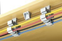 Cable & wire channelling system, for desks & worktops 