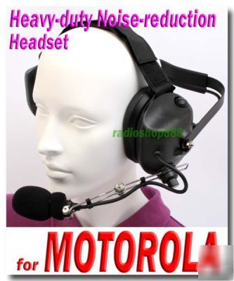 Noise-reduction headset for motorola GP88 GP308 80BM