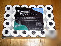 Thermal paper 24 rolls verifone omni 3750 2 1/4