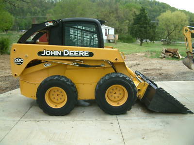 John deere 280 series ii skid steer loader, excellent