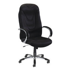 Lorell exec hiback chair airseat 3012X2512X475012 bk