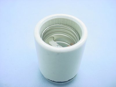 Medium base porcelain lamp holder w/cap light socket