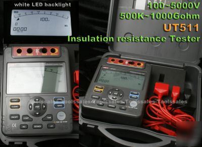 New UNIT511 100-1KV 1000G insulation resistance meter