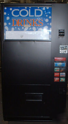 Cold drink soda water can vending machine vendo 407