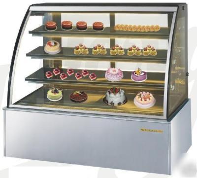 Cooltech refrigerated bakery high curved-glass case 36