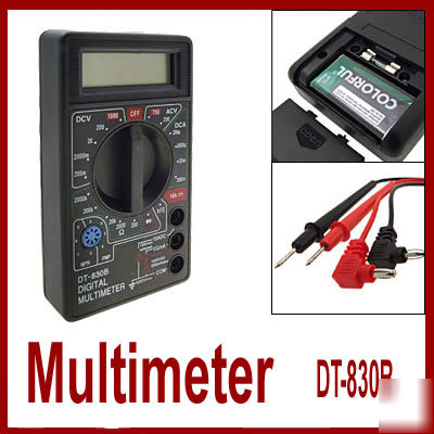 Lcd multimeter voltmeter ammeter ohmmeter tester tool