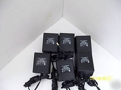 Lot of 6 power adapters class 2 transformers