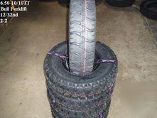 New 6.00X9-10 ply forklift tire with tube and flap
