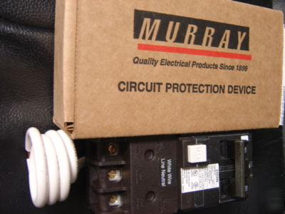 New murray 20 amp gfci double pole breaker MP220GF