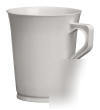 New yoshi plastic coffee mug white - 8 oz. |cs| r