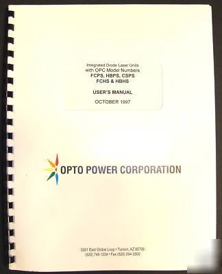 Opc opto power corp. high power ir laser infra red mint