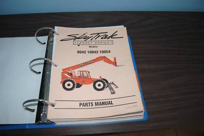 Sky trak 8042 10042 10054 parts manual book