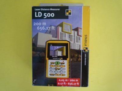Stabila LD500 full feature laser distance measurer