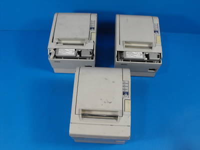 (3) epson tm-T88III M129C pos receipt printers