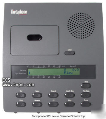 Dictaphone 3750 3751 micro cassette dictator 