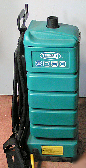 Tennant 3050 backpack vacuum w/ electric power brush