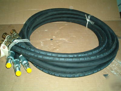 18 -9' lengths weatherhead hydraulic hose H10408 1/2