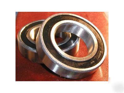 2 bearings 6008-2RS 40X68 rubber sealed ball bearing