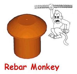 50 pc rebar rerod safety end cap #3 #4 #5 #6 #7 scratch