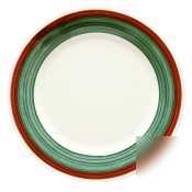 Get portofino melamine wide rim plate 7-1/2IN |4 dz|