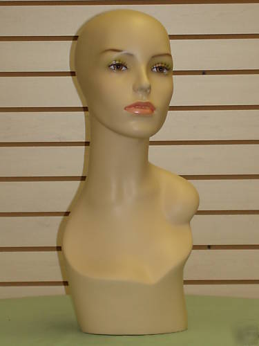 New brand flesh tone female mannequin head mh-002