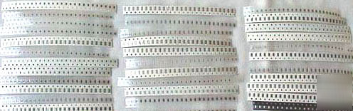 Surface mount chip capacitors 0805 smt avx & kemet lot