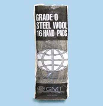Industrial-quality steel wool hand pads - finest case p
