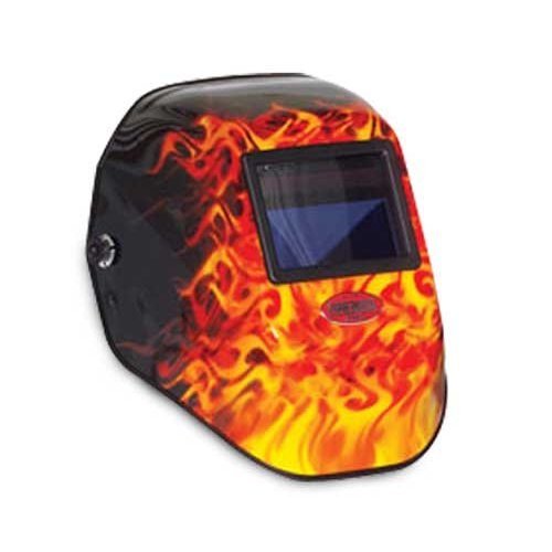 New fibre-metal fmx welding helmet-flame * *