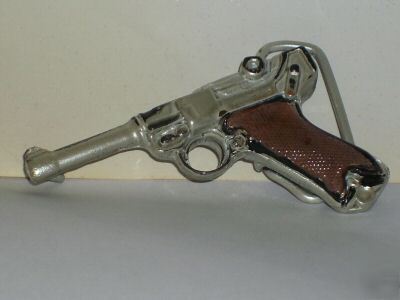 Buckle - german 9MM pistol belt buckle - police sheriff