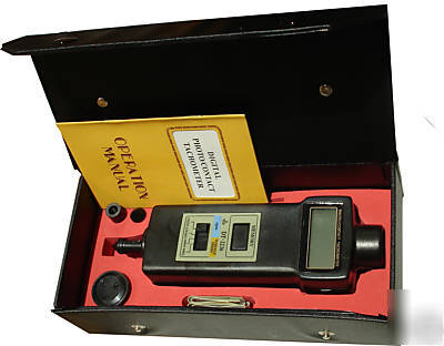Digit tachometer laser photo contact rpm m/min ft/min 