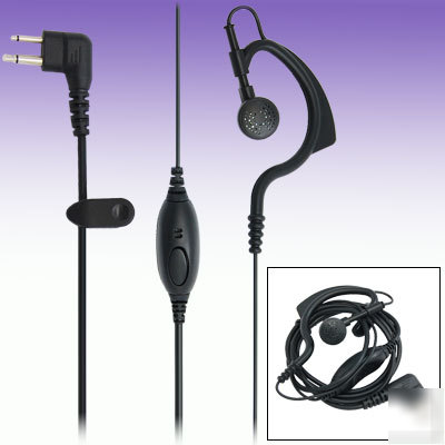 1.2M clip micphone w earhook earphone for motorola