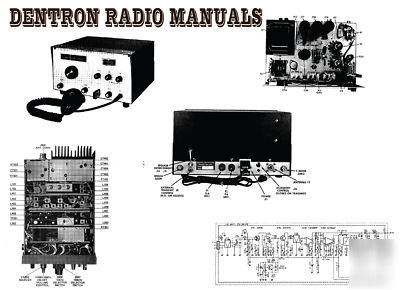 Dentron radio manuals cd- 16 models 150+ pgs collection