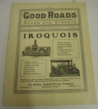 Good roads 1916 construction magazine vol. 11 # 22