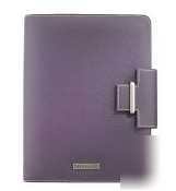 New terramo purple vinyl planner - 5-1/2 x 8-1/2