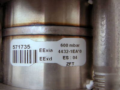 Siemens sitrans pressure transmitter 600 mbar