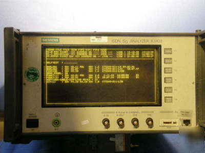 Siemens so isdn analyser K1403