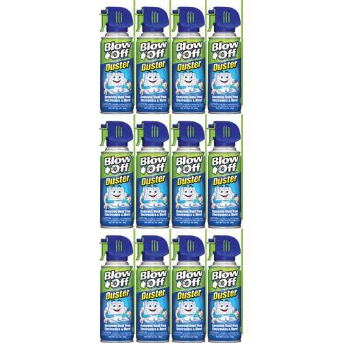 12 blow off 152A duster canned air cleaner non-flam 3.5
