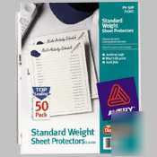 Avery-dennison sheet protector nonstick top-load |1