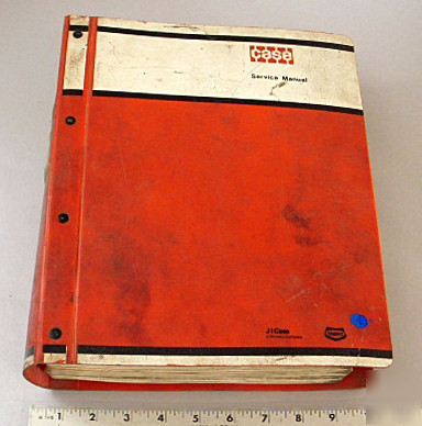Case service shop manual-model: W14 loader - 1974