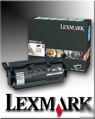 Genuine lexmark T650 T652 T654 high yld. T650H11A toner