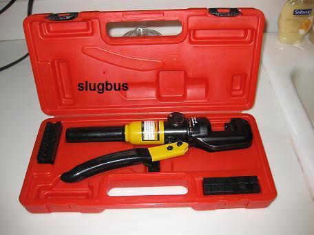 Hydraulic electric wire & cable crimping crimper tool