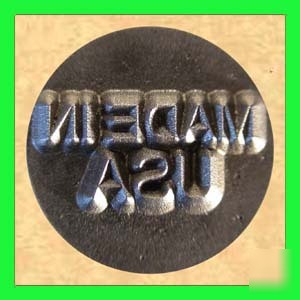 Steel hand stamp marking die/punch - made in usa