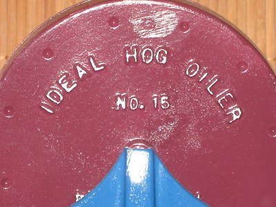 1914 miniature cast iron ideal hog oiler 