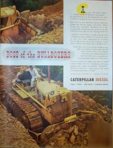 1946 caterpillar-boss of the bulldozers-vintage ad