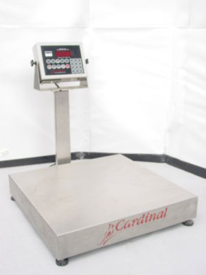 Digital cardinal bench scale stainless steel 