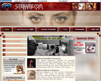 Eye diseases website busines sell +adsense
