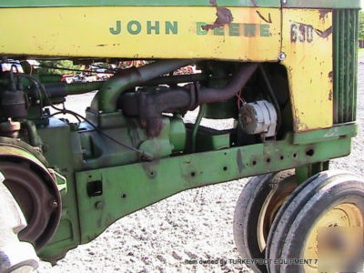 John deere 630 tractor 2 cylinder gas runs great 