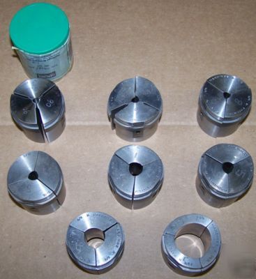 Misc. hardinge S16 smooth round collet pads s-16 s 16