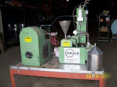  draiswerke stainless mill with pump