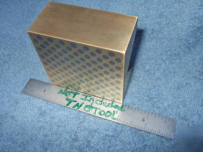 Magnetic v-block brass w/steel pins 112 absolutely mint